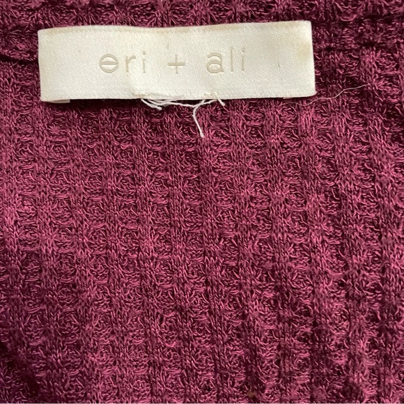 Anthropologie burgundy tunic size Large - Picture 8 of 8